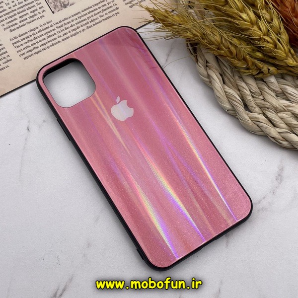 قاب گوشی iPhone 11 Pro Max آیفون پشت گلس شیشه ای طرح لیزری کد 681