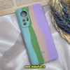 قاب گوشی Xiaomi 12 - Xiaomi 12X شیائومی سیلیکونی اورجینال آبرنگی رنگین کمانی پاک کنی درجه یک زیربسته محافظ لنز دار کد 106