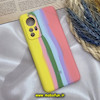 قاب گوشی Xiaomi 12 - Xiaomi 12X شیائومی سیلیکونی اورجینال آبرنگی رنگین کمانی پاک کنی درجه یک زیربسته محافظ لنز دار کد 108