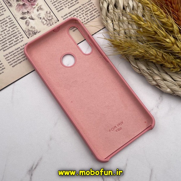 قاب گوشی Huawei Y6P هواوی سیلیکونی اورجینال پاک کنی درجه یک زیرباز گلبهی کد E22-172481