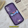 قاب گوشی Galaxy A14 4G - Galaxy A14 5G سامسونگ طرح ژله ای شفاف بالشتی سه بعدی عروسکی محافظ لنز دار بنفش کد 720