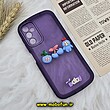 قاب گوشی Galaxy A14 4G - Galaxy A14 5G سامسونگ طرح ژله ای شفاف بالشتی سه بعدی عروسکی محافظ لنز دار بنفش کد 720