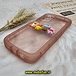 قاب گوشی Galaxy A14 4G - Galaxy A14 5G سامسونگ طرح ژله ای شفاف بالشتی سه بعدی عروسکی محافظ لنز دار گلبهی کد 723