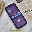 قاب گوشی Galaxy A32 4G سامسونگ طرح ژله ای شفاف بالشتی سه بعدی عروسکی محافظ لنز دار بنفش کد 1087