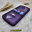قاب گوشی Galaxy A32 4G سامسونگ طرح ژله ای شفاف بالشتی سه بعدی عروسکی محافظ لنز دار بنفش کد 1087