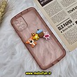 قاب گوشی Galaxy A51 سامسونگ طرح ژله ای شفاف بالشتی سه بعدی عروسکی محافظ لنز دار گلبهی کد 968