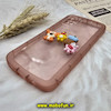 قاب گوشی Galaxy A51 سامسونگ طرح ژله ای شفاف بالشتی سه بعدی عروسکی محافظ لنز دار گلبهی کد 968