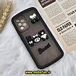 قاب گوشی Galaxy A52 4G - Galaxy A52 5G - Galaxy A52s سامسونگ طرح ژله ای شفاف بالشتی سه بعدی عروسکی محافظ لنز دار مشکی کد 1297