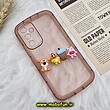 قاب گوشی Galaxy A54 5G سامسونگ طرح ژله ای شفاف بالشتی سه بعدی عروسکی محافظ لنز دار گلبهی کد 749