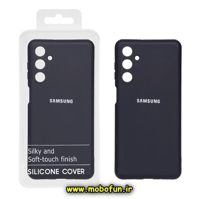 قاب گوشی Galaxy M54 5G - Galaxy F54 5G سامسونگ سیلیکونی های کپی زیربسته محافظ لنز دار سرمه ای تیره کد 20