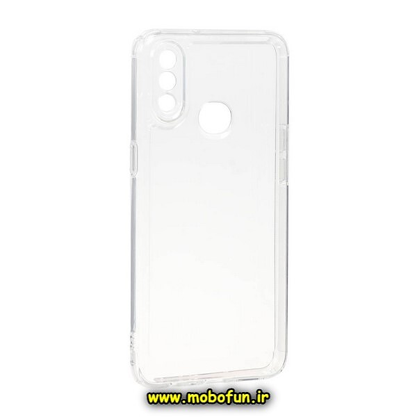 قاب گوشی Galaxy A10S سامسونگ طرح ژله ای شفاف بی رنگ SPACE ایربگ دار محافظ لنز دار کد 752