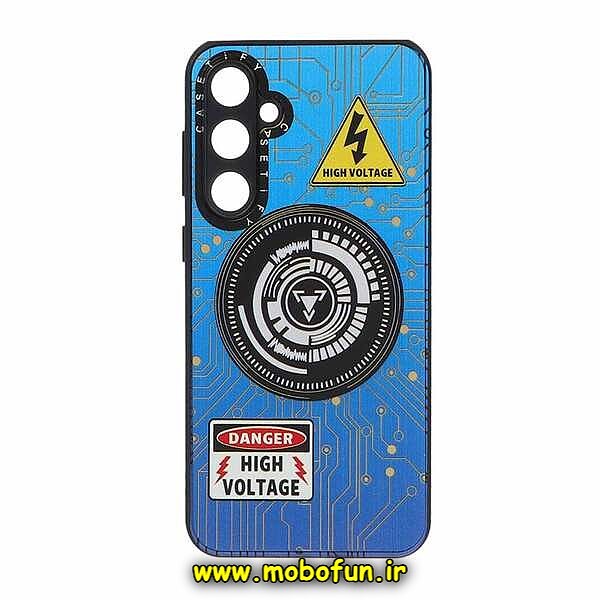 قاب گوشی Galaxy S23 FE سامسونگ طرح مگ سیفی MagSafe آینه ای برند Case Tify مدل اسپرت HIGH VOLTAGE محافظ لنزدار کد 23