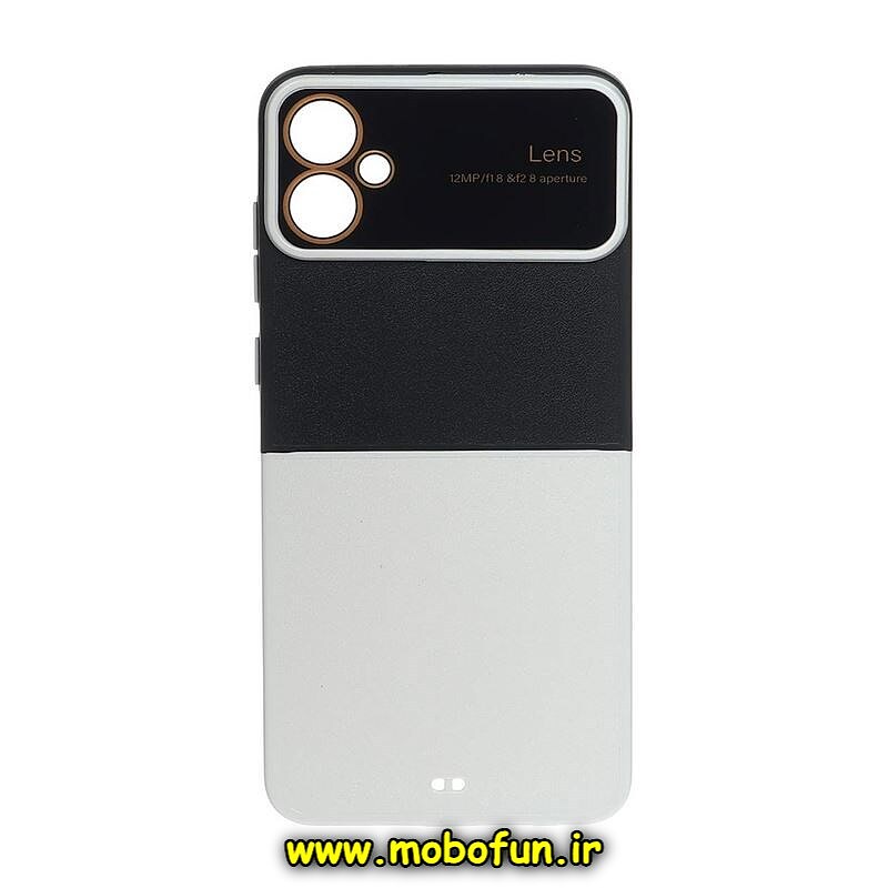 کیف گوشی Galaxy A05 سامسونگ طرح دو رنگ Camera Lens محافظ لنز دار کد 27