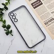 قاب گوشی Galaxy A14 4G - Galaxy A14 5G سامسونگ طرح الکتروپلیتینگ ژله ای شفاف اورجینال محافظ لنز دار مشکی کد 744