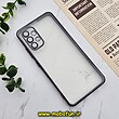قاب گوشی Galaxy A32 4G سامسونگ طرح الکتروپلیتینگ ژله ای شفاف اورجینال یونیک کیس Unique Case محافظ لنز دار مشکی کد 1200
