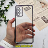 قاب گوشی Galaxy A52 4G - Galaxy A52 5G - Galaxy A52S سامسونگ طرح الکتروپلیتینگ ژله ای شفاف اورجینال محافظ لنز دار مشکی کد 1313