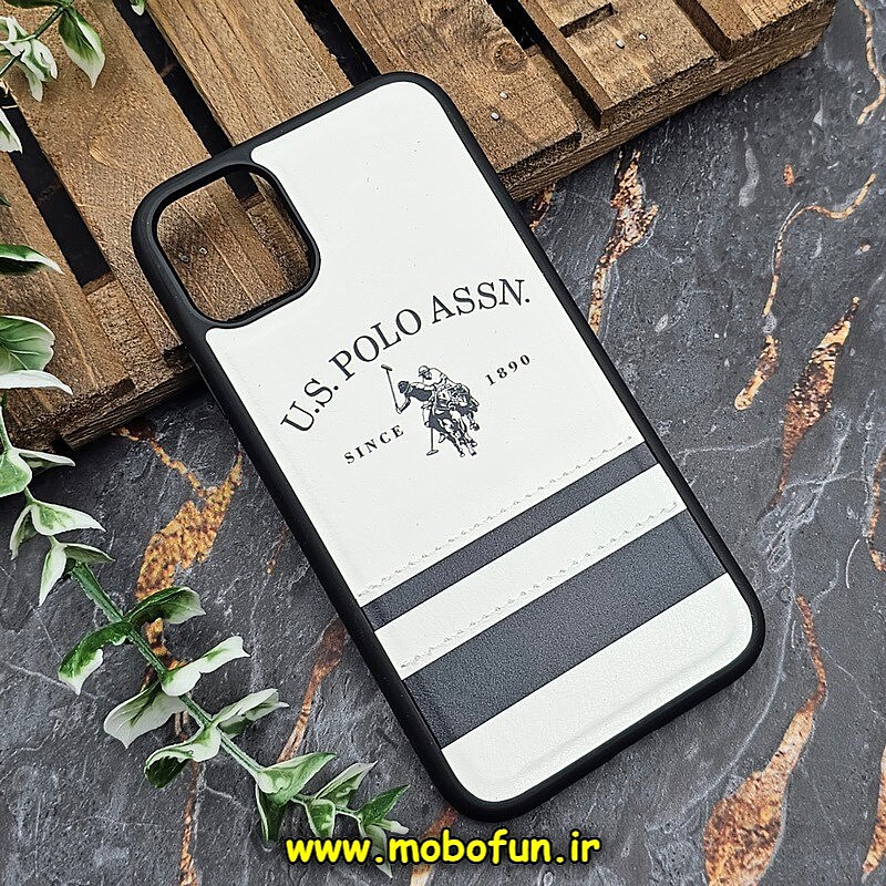 قاب گوشی iPhone 11 آیفون طرح چرمی اورجینال پولو U.S. POLO ASSN کد 664