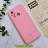 قاب گوشی Redmi 12C - Poco C55 - Redmi 11A شیائومی سیلیکونی اورجینال پاک کنی سورا SORA درجه یک زیربسته محافظ لنزدار صورتی کد 430