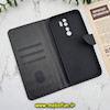 کیف گوشی Redmi Note 8 Pro شیائومی مگنتی طرح چرم کتابی محافظ لنزدار مشکی کد 845
