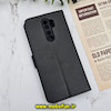 کیف گوشی Redmi Note 8 Pro شیائومی مگنتی طرح چرم کتابی محافظ لنزدار مشکی کد 845