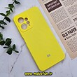 قاب گوشی Redmi Note 12 4G شیائومی سیلیکونی اورجینال پاک کنی سورا SORA درجه یک زیربسته محافظ لنزدار زرد کد 465