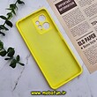قاب گوشی Redmi Note 12 4G شیائومی سیلیکونی اورجینال پاک کنی سورا SORA درجه یک زیربسته محافظ لنزدار زرد کد 465