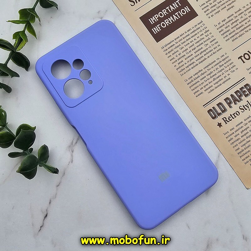 قاب گوشی Redmi Note 12 4G شیائومی سیلیکونی اورجینال پاک کنی سورا SORA درجه یک زیربسته محافظ لنزدار یاسی کد 469