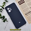 قاب گوشی Redmi Note 12 4G شیائومی سیلیکونی اورجینال پاک کنی سورا SORA درجه یک زیربسته محافظ لنزدار سرمه ای کد 470