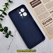 قاب گوشی Redmi Note 12 4G شیائومی سیلیکونی اورجینال پاک کنی سورا SORA درجه یک زیربسته محافظ لنزدار سرمه ای کد 470