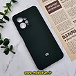 قاب گوشی Redmi Note 12 4G شیائومی سیلیکونی اورجینال پاک کنی سورا SORA درجه یک زیربسته محافظ لنزدار سبز یشمی کد 471