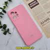 قاب گوشی Redmi Note 12 4G شیائومی سیلیکونی اورجینال پاک کنی سورا SORA درجه یک زیربسته محافظ لنزدار صورتی کد 472