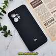 قاب گوشی Redmi Note 12 4G شیائومی سیلیکونی اورجینال پاک کنی سورا SORA درجه یک زیربسته محافظ لنزدار مشکی کد 473