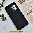 قاب گوشی Redmi Note 12 4G شیائومی سیلیکونی اورجینال پاک کنی سورا SORA درجه یک زیربسته محافظ لنزدار مشکی کد 473