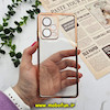 قاب گوشی Redmi Note 12 Pro 5G شیائومی طرح الکتروپلیتینگ ژله ای شفاف اورجینال یونیک کیس Unique Case محافظ لنز دار مسی کد 157