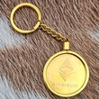 جا کلیدی اورجینال طرح سکه اتریوم مدل ethereum RING طلایی