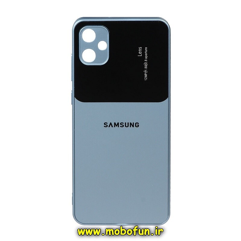 قاب گوشی Galaxy A05 سامسونگ PVD مدل Camera Lens محافظ لنز دار آبی کد 44