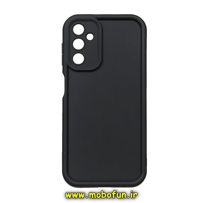 قاب گوشی Galaxy A14 4G - Galaxy A14 5G سامسونگ طرح سیلیکونی Solid محافظ لنزدار مشکی کد 790