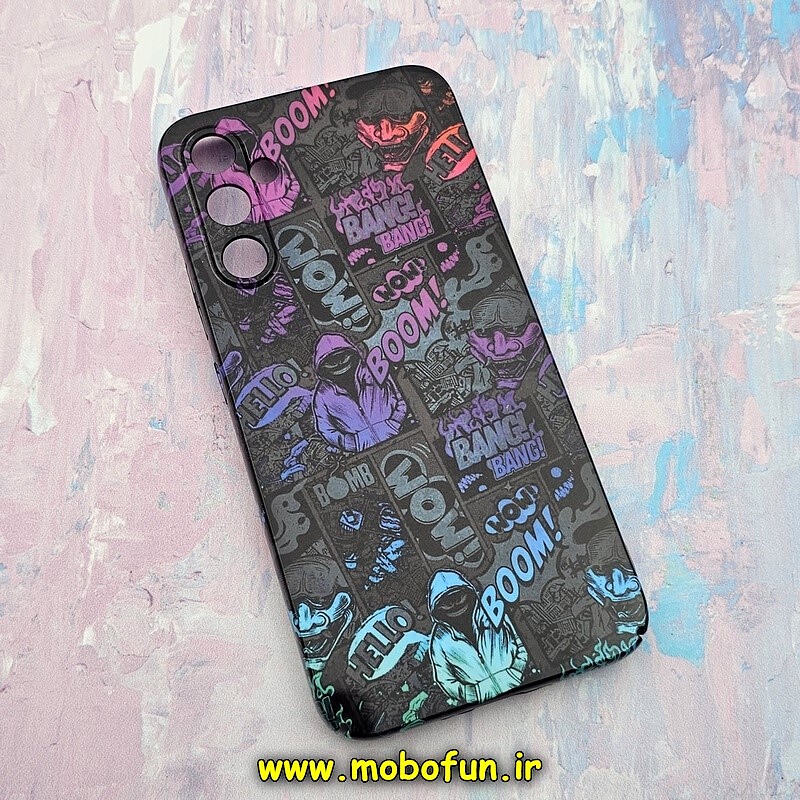 قاب گوشی Galaxy A34 سامسونگ طرح طلقی اورجینال هارد PC فانتزی BOOM محافظ لنزدار کد 588
