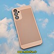 قاب گوشی Galaxy A34 سامسونگ طرح توری ساده Q SERIES محافظ لنزدار گلسی گلبهی کد 601