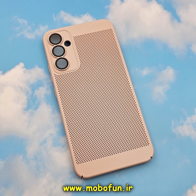 قاب گوشی Galaxy A34 سامسونگ طرح توری ساده Q SERIES محافظ لنزدار گلسی گلبهی کد 601