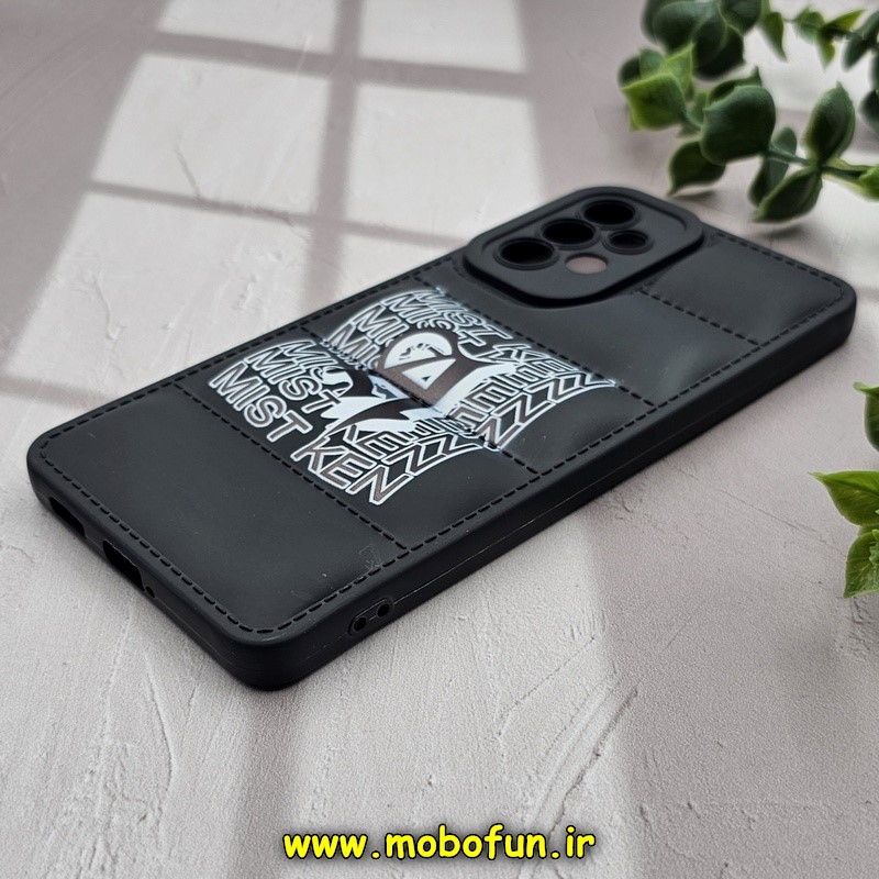 قاب گوشی Galaxy A53 سامسونگ سیلیکون ژله ای پافر PC زیر بسته محافظ لنز دار اسپرت کلاسیک مشکی کد 856
