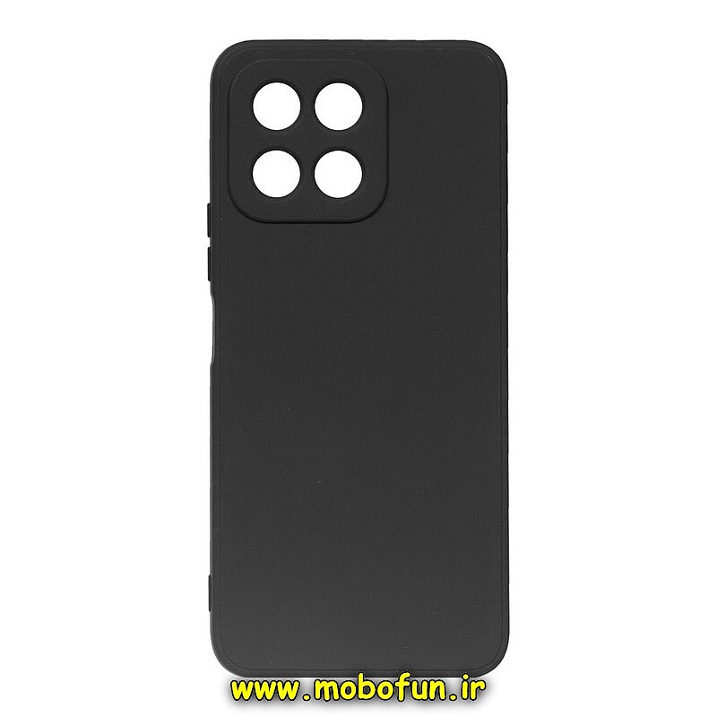 قاب گوشی Honor X6 4G - Honor X8 5G هوآوی طرح سیلیکونی ژله ای TPU مشکی کد 184