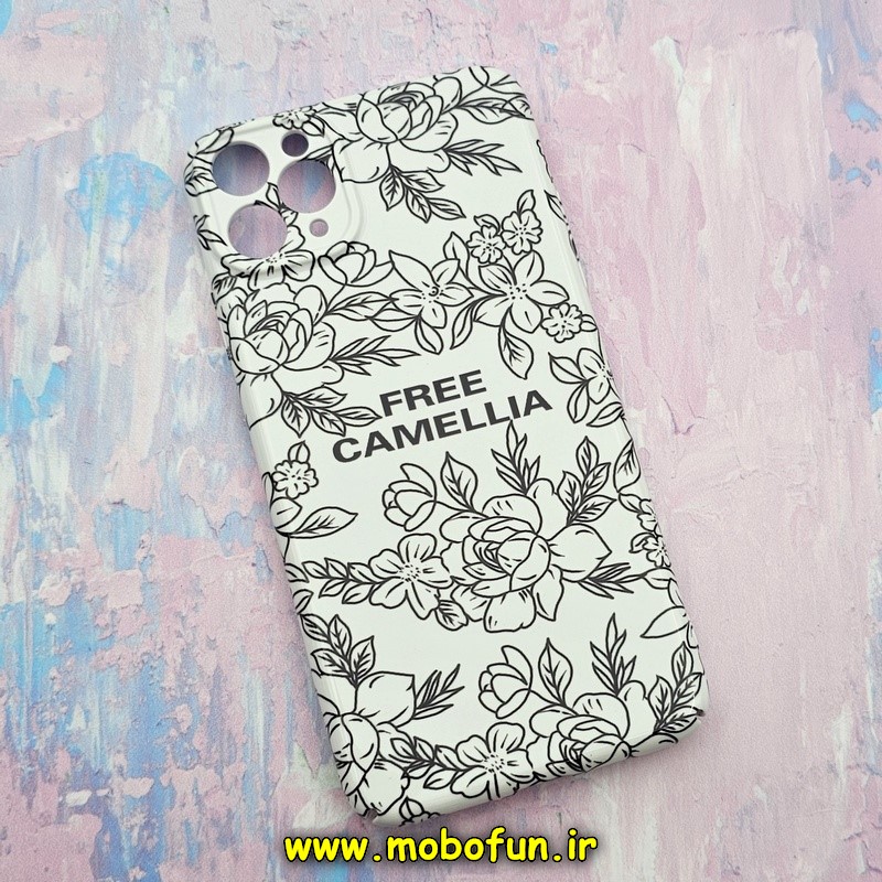 قاب گوشی iPhone 11 Pro Max آیفون طرح طلقی اورجینال هارد PC فانتزی FREE CAMELLIA محافظ لنزدار کد 703