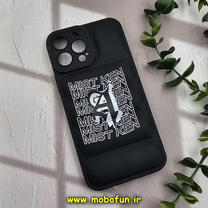 قاب گوشی iPhone 13 Pro Max آیفون سیلیکون ژله ای پافر PC زیر بسته محافظ لنز دار اسپرت کلاسیک مشکی کد 678