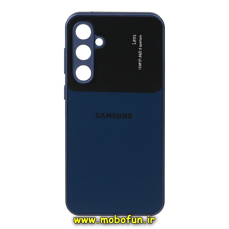 قاب گوشی Galaxy S23 FE سامسونگ PVD مدل Camera Lens محافظ لنز دار سرمه ای کد 56