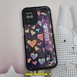 قاب گوشی Galaxy A12 - Galaxy M12 سامسونگ دستبندی سیلیکونی فانتزی Fashion محافظ لنز دار طرح قلب رنگی کد 1546