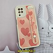 قاب گوشی Galaxy A12 - Galaxy M12 سامسونگ دستبندی سیلیکونی فانتزی Fashion محافظ لنز دار طرح قلب صورتی کد 1547
