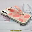 قاب گوشی Galaxy A14 4G - Galaxy A14 5G سامسونگ دستبندی سیلیکونی فانتزی Fashion محافظ لنز دار طرح قلب صورتی کد 796