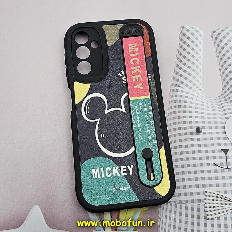 قاب گوشی Galaxy A14 4G - Galaxy A14 5G سامسونگ دستبندی سیلیکونی فانتزی Fashion محافظ لنز دار طرح میکی موس کد 799