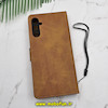 کیف گوشی Galaxy A14 4G - Galaxy A14 5G سامسونگ مگنتی طرح چرم کتابی محافظ لنزدار عسلی کد 800